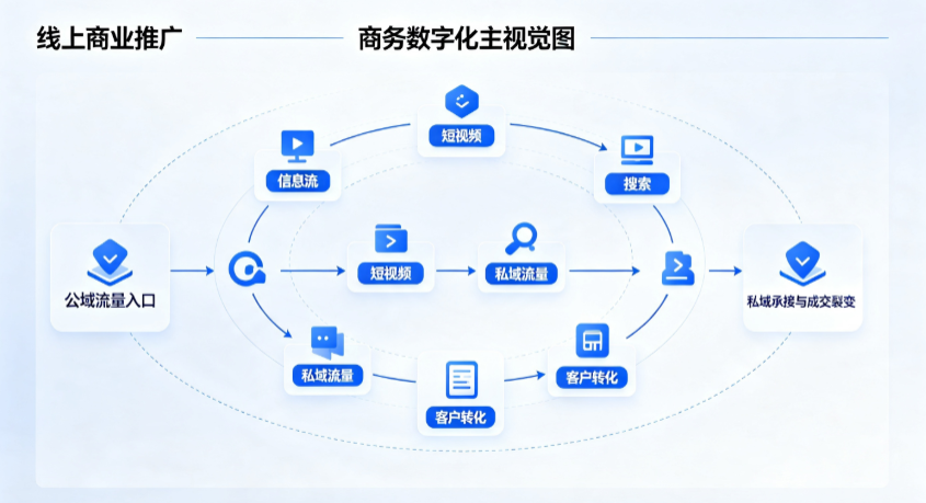 四平线上商业推广怎么做？全域流量闭环搭建与低成本转化实战指南