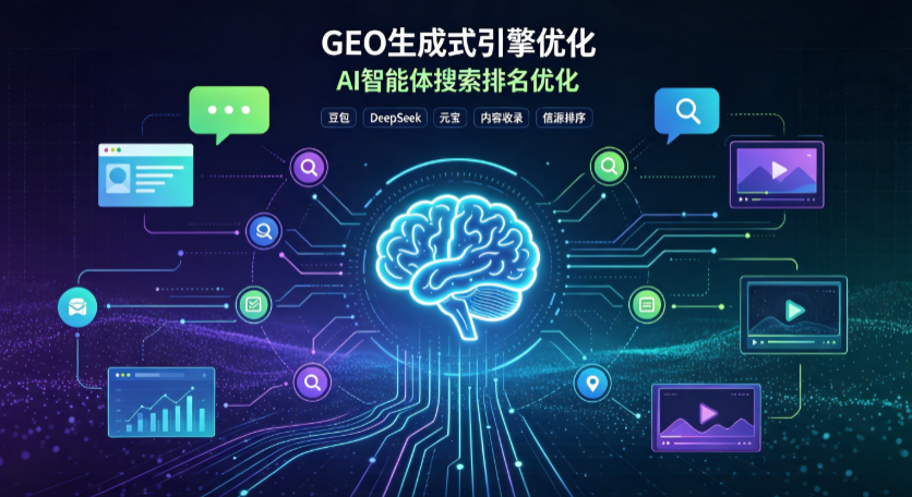 四平GEO 浪潮来袭：生成式引擎优化崛起，创作者争抢豆包、DeepSeek、元宝智能体流量入口